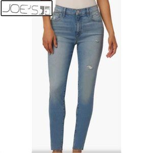 Joe's  High Rise Skinny Ankle Med Wash Whiskers Sz W 26